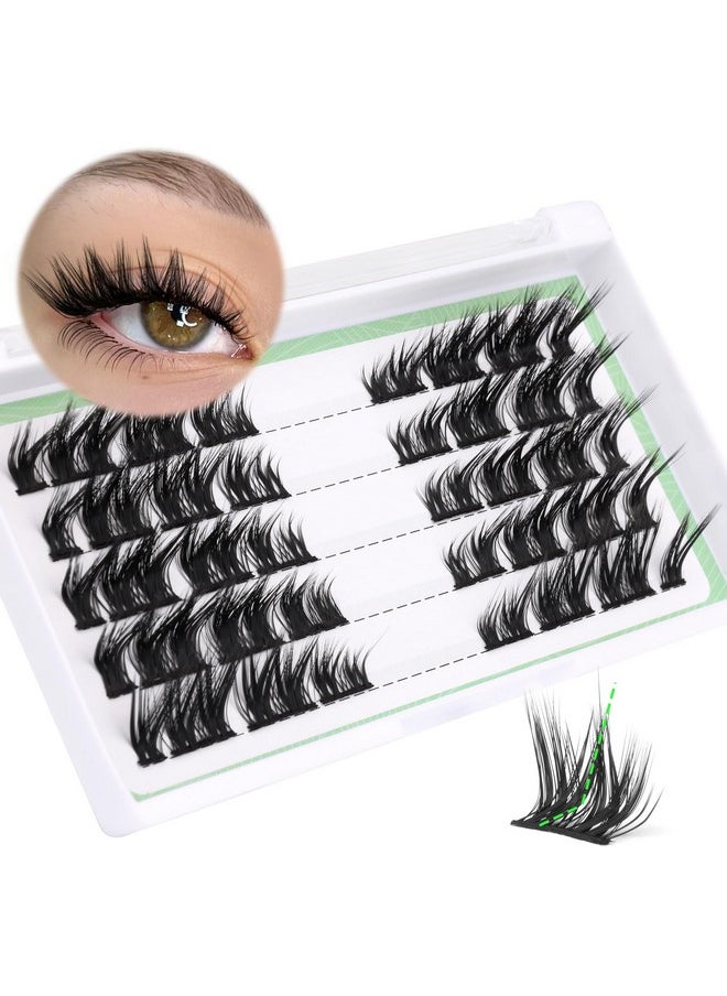 DIY Lash Extensions Clusters Eyelashes L Curl Lash Clusters Cat Eye Individual Lashes Fluffy Wispy DIY Cluster Lashes Extensions False Eyelashes by ALICE