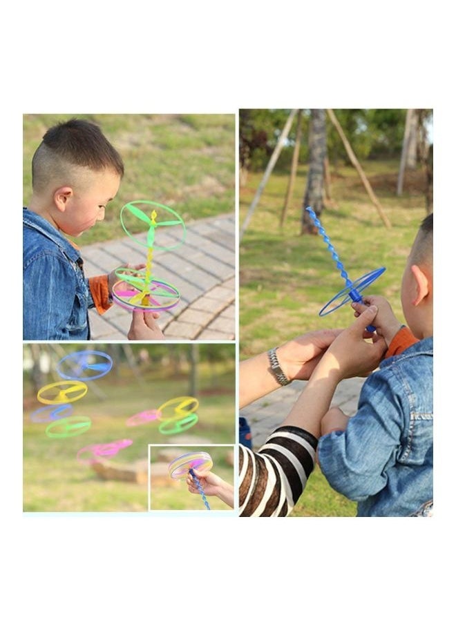 Pack Of 15 Pull String Spinning Wheel Toy