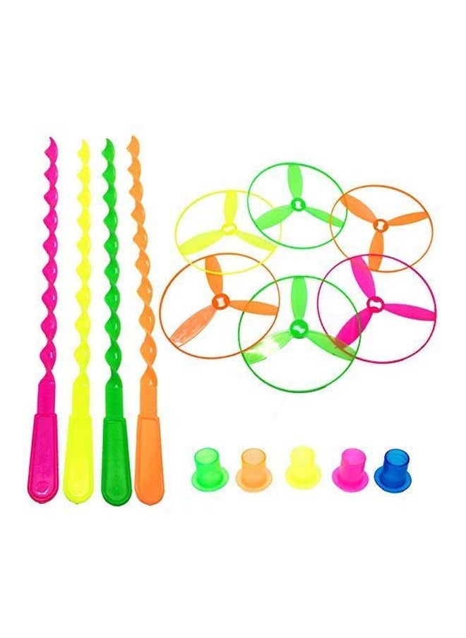 Pack Of 15 Pull String Spinning Wheel Toy