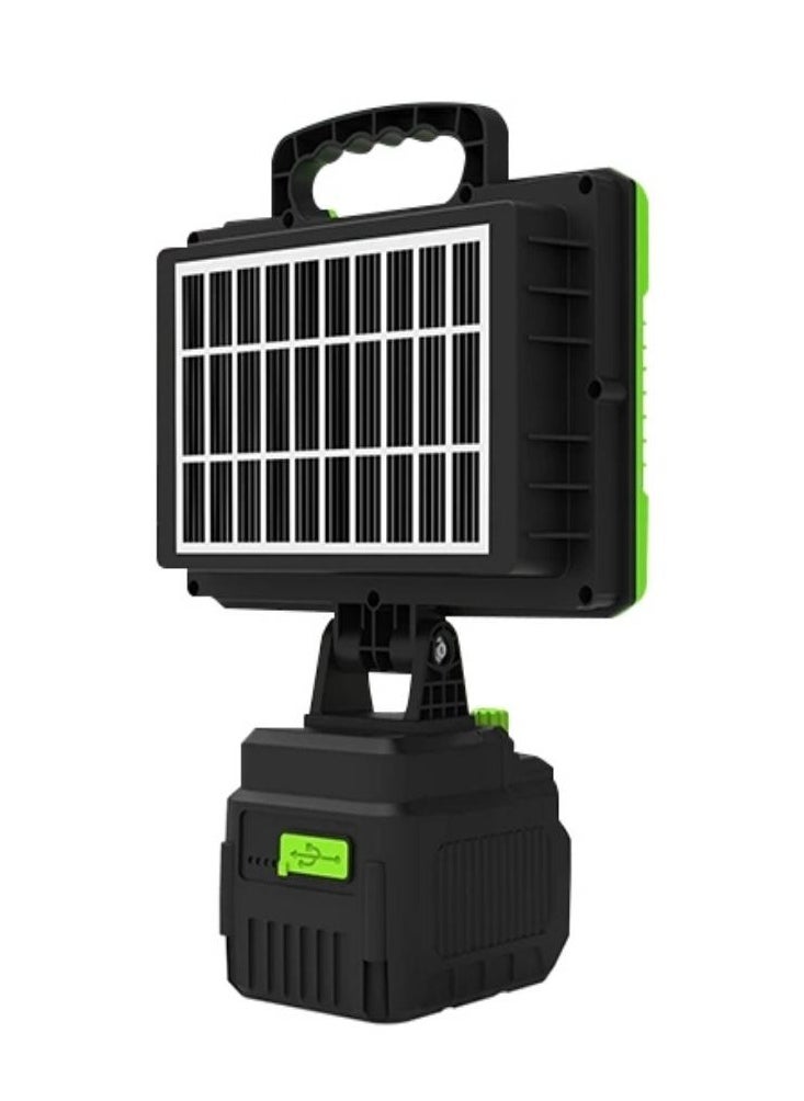 300W Outdoor Solar Floodlights for Camping, 14000mAh