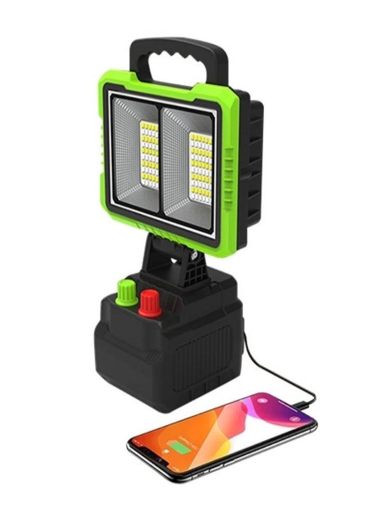300W Outdoor Solar Floodlights for Camping, 14000mAh