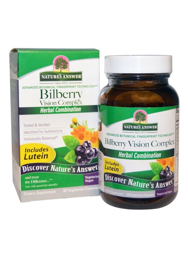 Bilberry Vision Complex Eye care Support - 60 Capsule