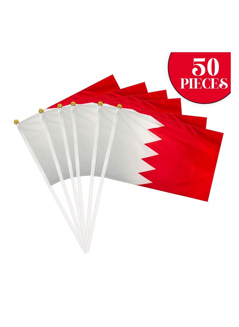 Bahrain Mini Hand Flags For Celebration Small Stick Hand Held Flags Great Souvenirs And Party Favors Handheld Flags For Kids And Adults Decorations Country Flags,Festival Events