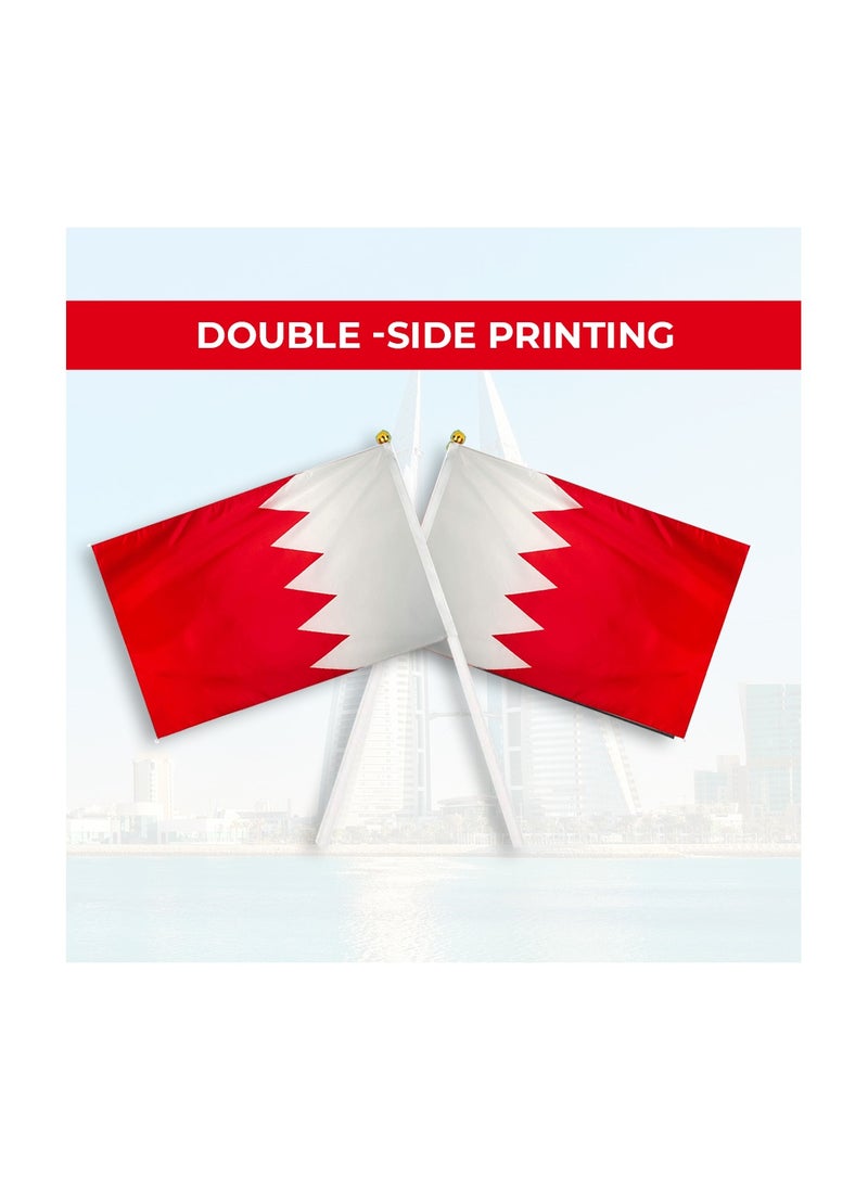Bahrain Mini Hand Flags For Celebration Small Stick Hand Held Flags Great Souvenirs And Party Favors Handheld Flags For Kids And Adults Decorations Country Flags,Festival Events