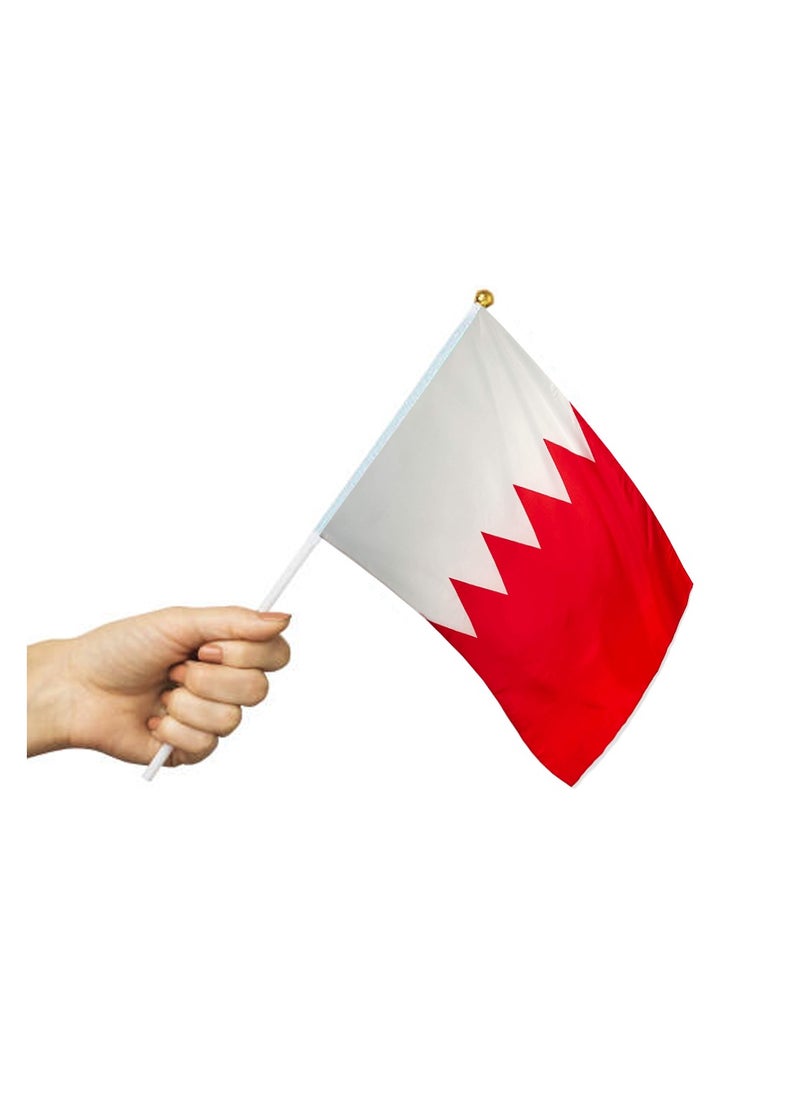 Bahrain Mini Hand Flags For Celebration Small Stick Hand Held Flags Great Souvenirs And Party Favors Handheld Flags For Kids And Adults Decorations Country Flags,Festival Events