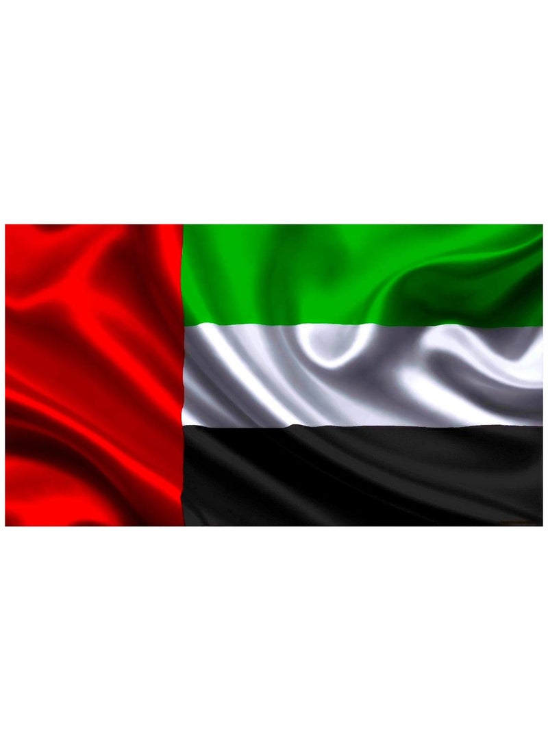 United Arab Emirates Emirati Flag 6x10 feet 180x300CM Super Quality Polyester, Much Thicker More Durable