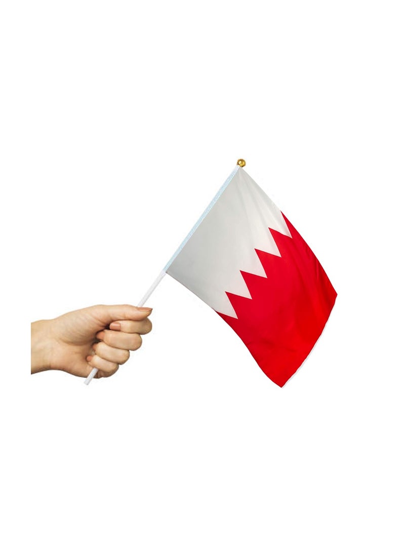 Bahrain Mini Hand Flags For Celebration Small Stick Hand Held Flags Great Souvenirs And Party Favors Handheld Flags For Kids And Adults Decorations Country Flags,Festival Events