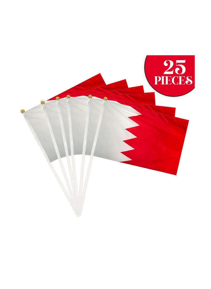 Bahrain Mini Hand Flags For Celebration Small Stick Hand Held Flags Great Souvenirs And Party Favors Handheld Flags For Kids And Adults Decorations Country Flags,Festival Events