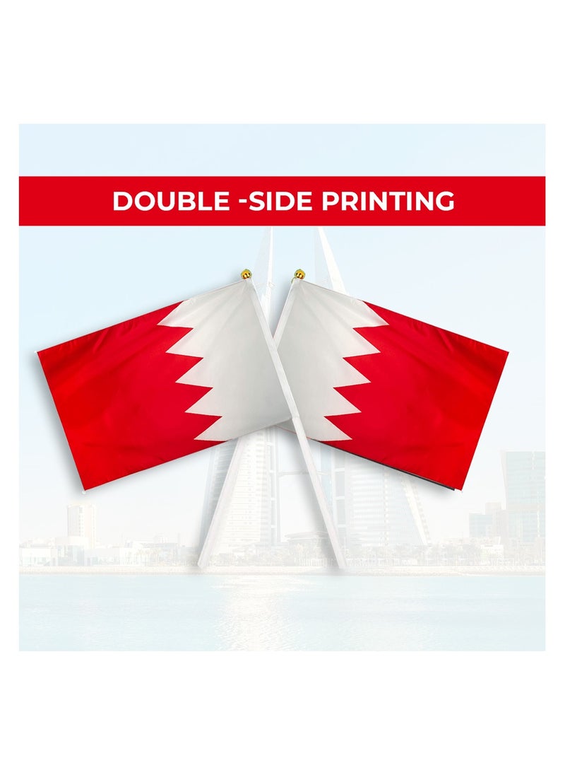 Bahrain Mini Hand Flags For Celebration Small Stick Hand Held Flags Great Souvenirs And Party Favors Handheld Flags For Kids And Adults Decorations Country Flags,Festival Events