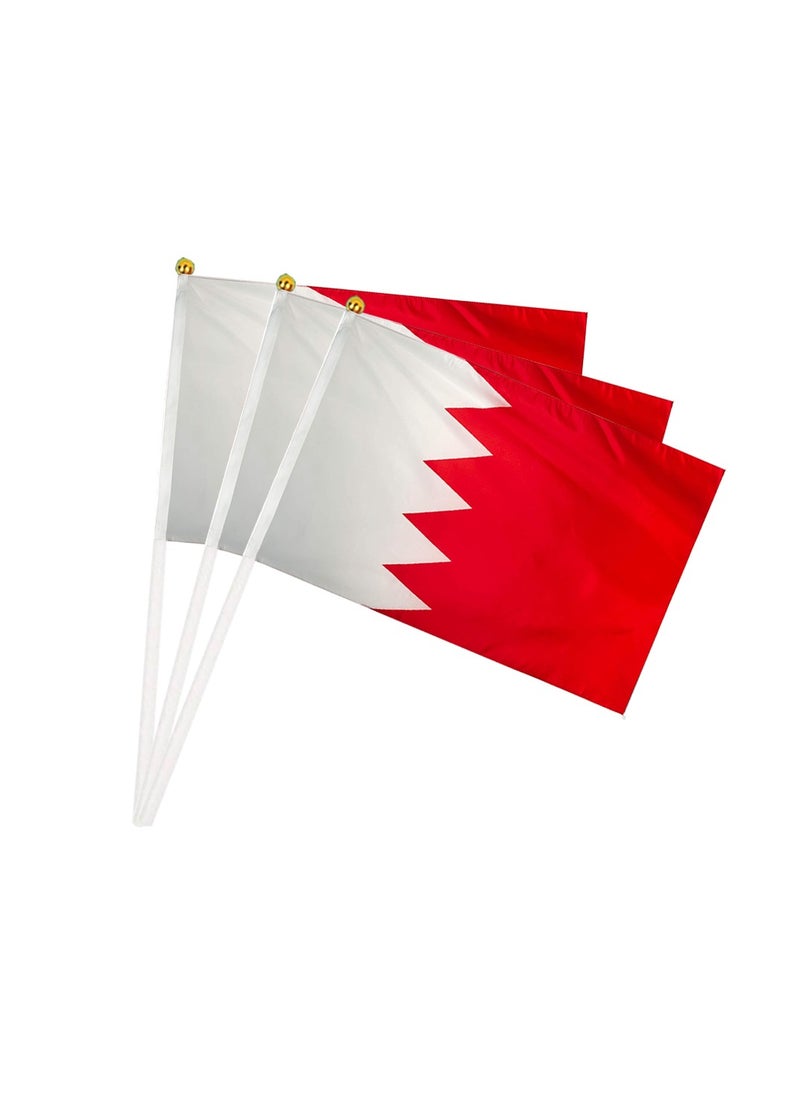 Bahrain Mini Hand Flags For Celebration Small Stick Hand Held Flags Great Souvenirs And Party Favors Handheld Flags For Kids And Adults Decorations Country Flags,Festival Events