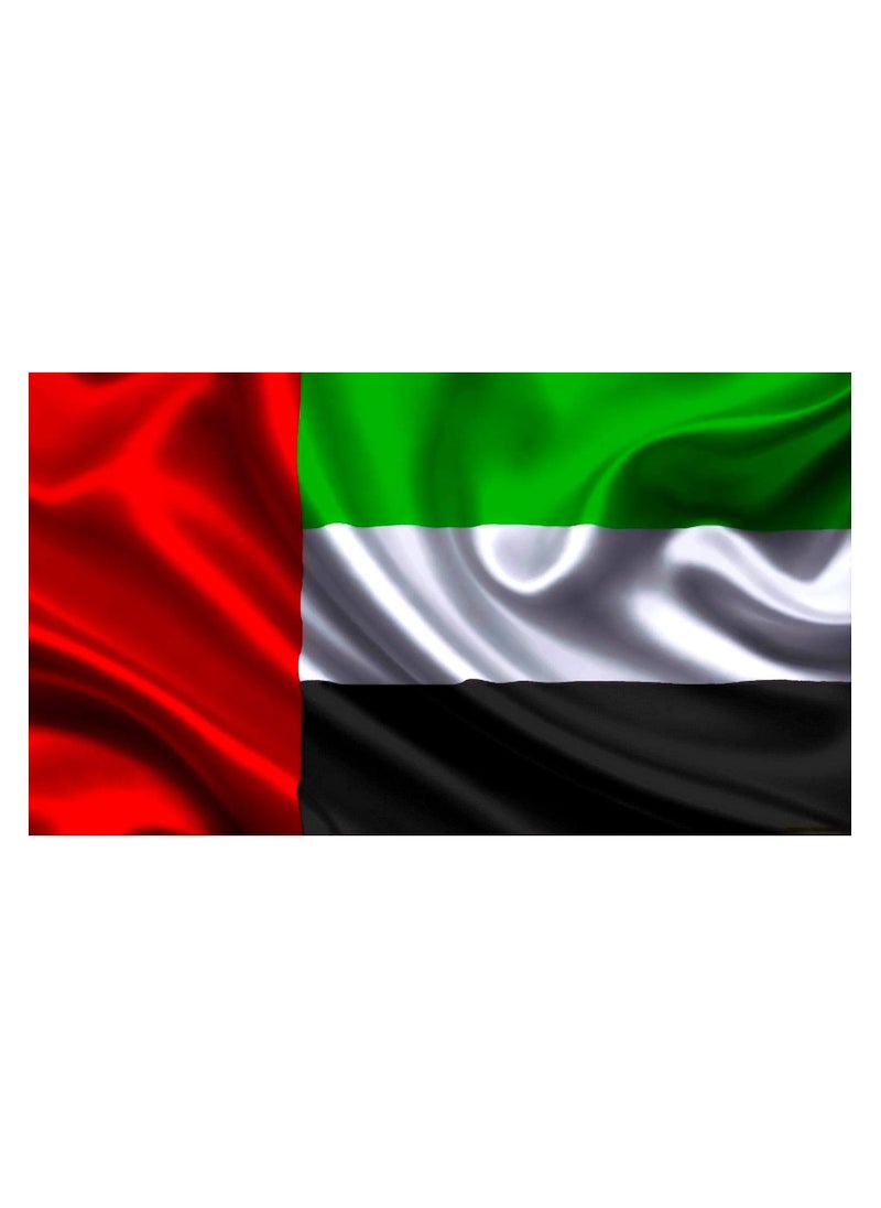 United Arab Emirates Emirati Flag 7x16 feet 213x487CM Super Quality Polyester, Much Thicker More Durable