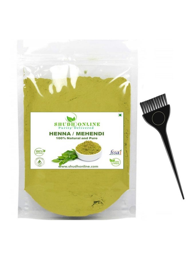 Shudh Online Henna Powder for Hair Colour, Mehandi Powder (500 Grams) Natural Mehndi for Grey Hair Care (Cassia Obovata), Bright Herbal Fresh Hena for Brown, Black Hair Growth