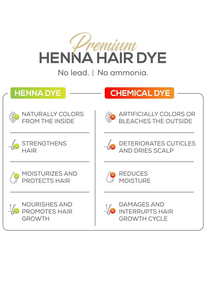 Parallel Products Spot Color Henna Kit - Henna Hair Dye - 3 grams - Tint for Professional Spot Coloring - With Mixing Dish - Covers Grey Hair - Root Touch Up (Dark Brown)