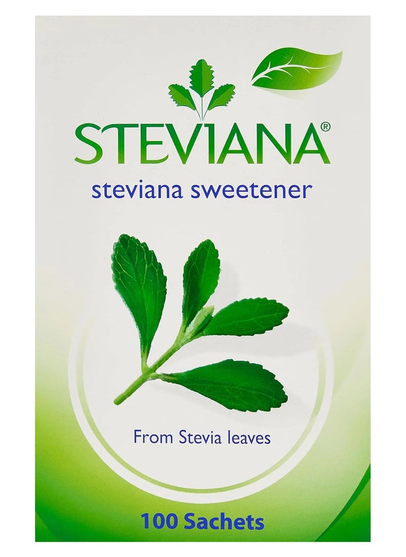 Stevia Sweetener Ideal for Diabetics 100 Sachets of 2.5gm