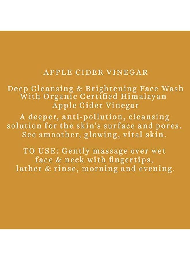 Apple Cider Vinegar Deep Cleansing Face Wash, 150 Ml