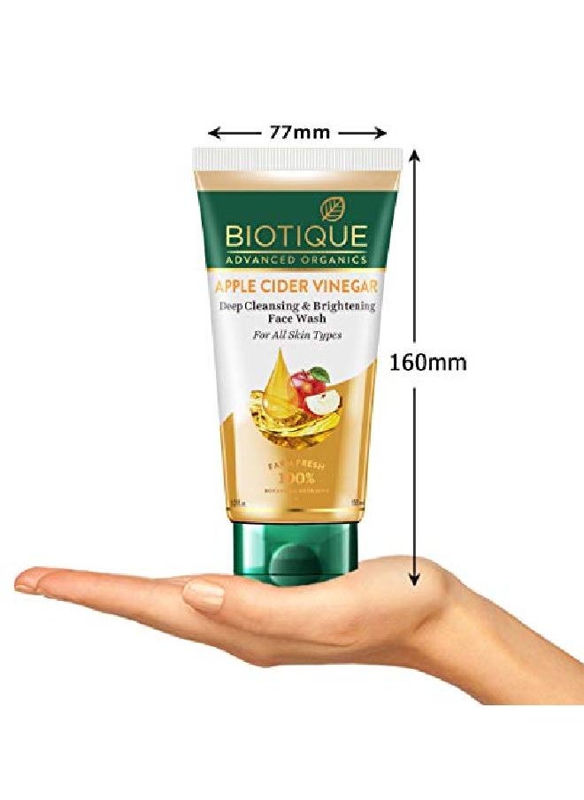 Apple Cider Vinegar Deep Cleansing Face Wash, 150 Ml