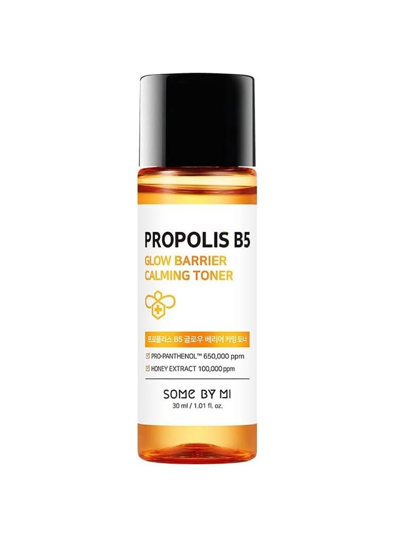 Propolis B5 Glow Barrier Calming Starter Kit - Includes Glow Oil + Toner + Serum + Cream - Skin Care Routine 4 Step Solution For Sensitive And Calming Skin - Travel Kit Of 4 100ml