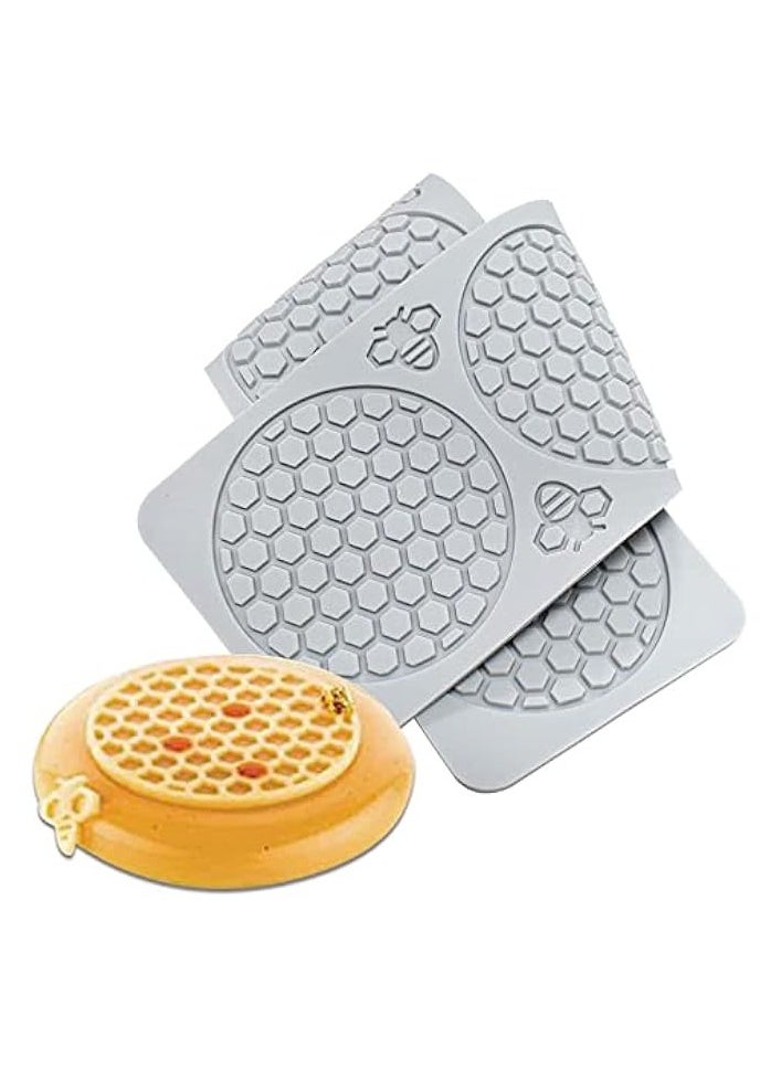 Silicone Honeycomb Molds, Chocolate Cake Baking Mold Sugar Fondant Candy Cupcake Cake Decoration, Glue Drops Clay Decorations DIY Ornaments Pendants