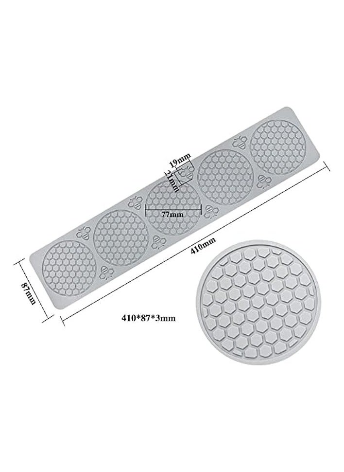 Silicone Honeycomb Molds, Chocolate Cake Baking Mold Sugar Fondant Candy Cupcake Cake Decoration, Glue Drops Clay Decorations DIY Ornaments Pendants
