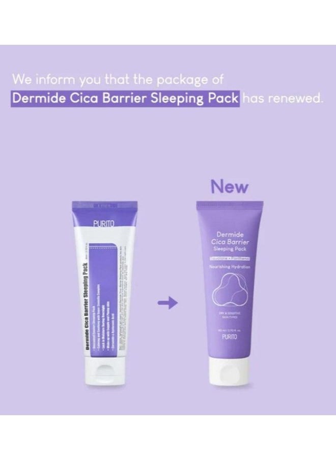 Dermide Cica Barrier Sleeping Pack 80ml