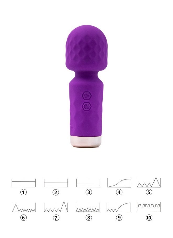 Mini Body Massager Stick Purple