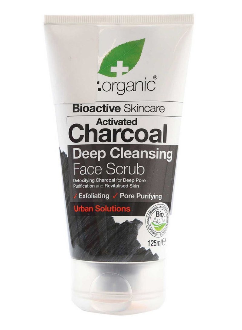 Activated Charcoal Deep Cleansing Face Scrub 125ml