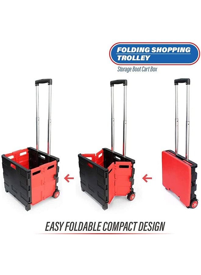 Folding Shopping Trolley Cart Box