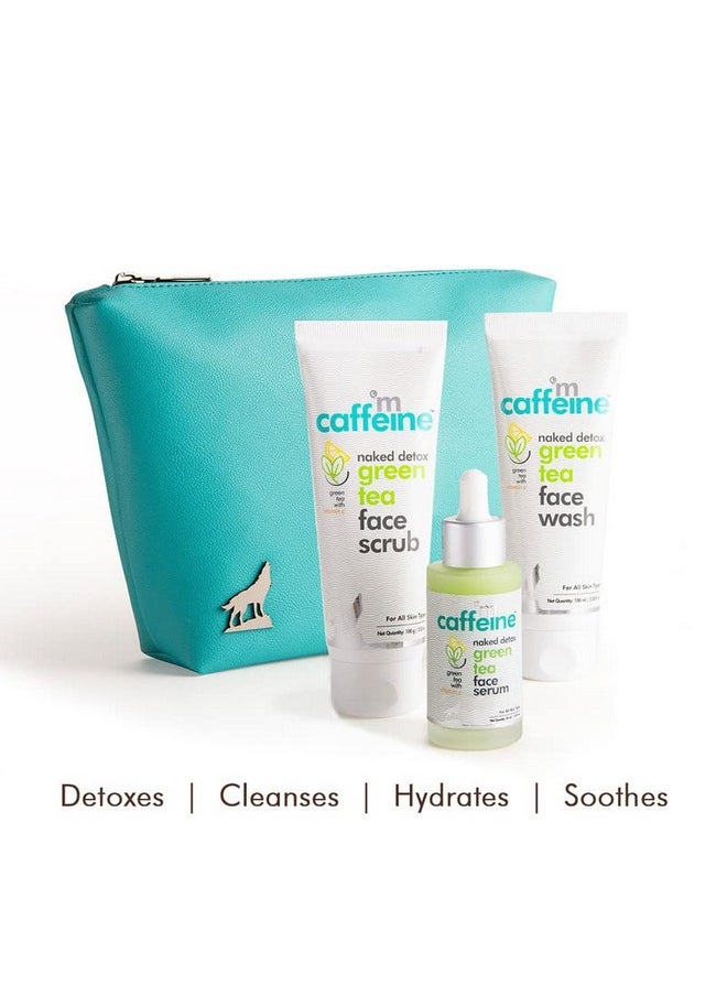 mCaffeine Summer Friendly Green Tea Face Purifying Kit