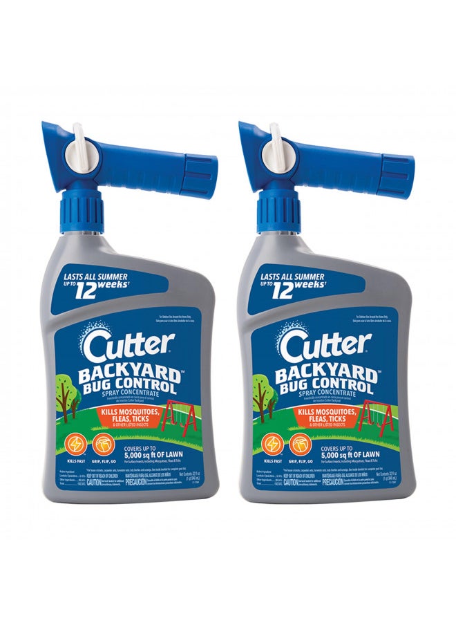 Cutter Backyard Ready To Use for Insects, 32 oz, Twin Pack