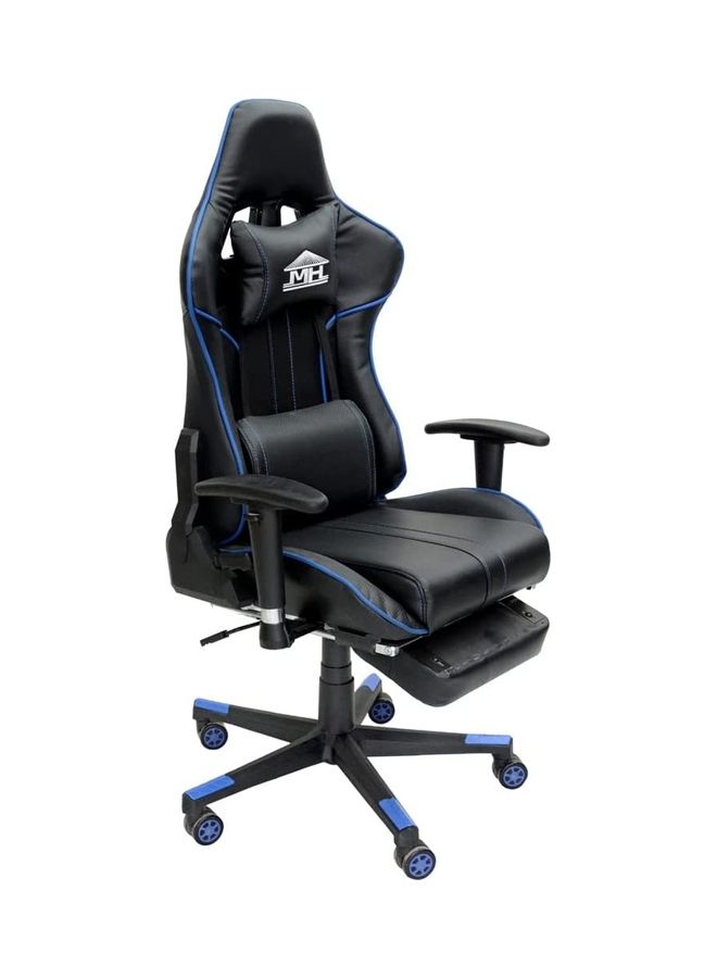 Video Computer Gaming Chair With Fully reclining Foot Rest And Soft Leather