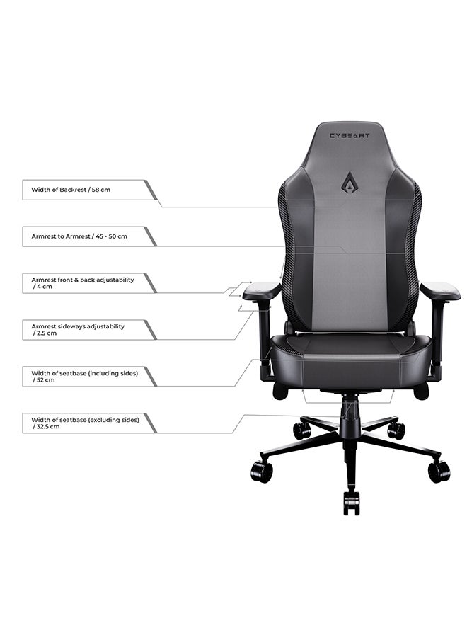 The Batman Gaming/Office Chair - DC Comics | 4D Armrest | Inbuilt Lumbar Support | Supreme PU Leather, Ergonomic, Recline And Tilt With 5 Year Warranty