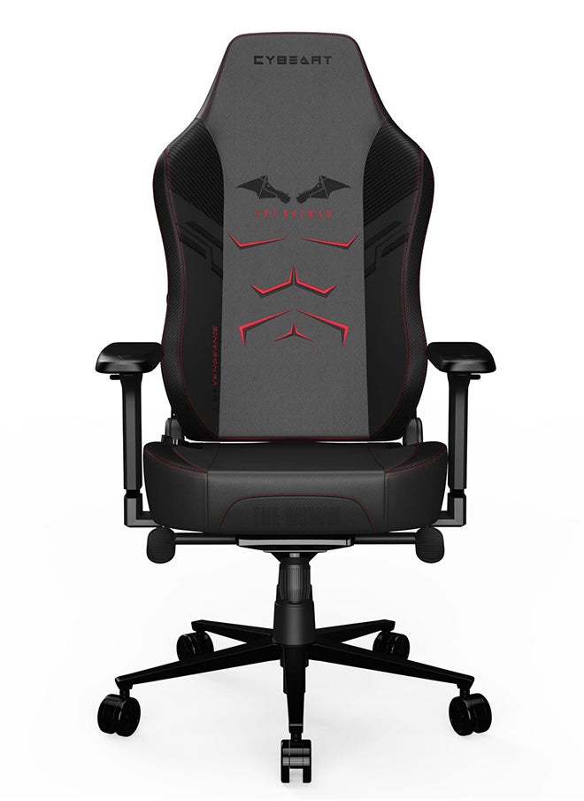 The Batman Gaming/Office Chair - DC Comics | 4D Armrest | Inbuilt Lumbar Support | Supreme PU Leather, Ergonomic, Recline And Tilt With 5 Year Warranty