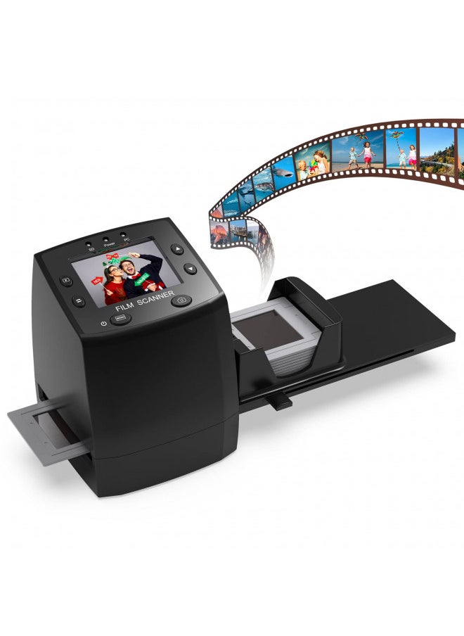 DIGITNOW! 135 Film Negative Scanner High Resolution Slide Viewer,Convert 35mm Film &Slide to Digital JPEG Save into SD Card, with Slide Mounts Feeder No Computer/Software Required