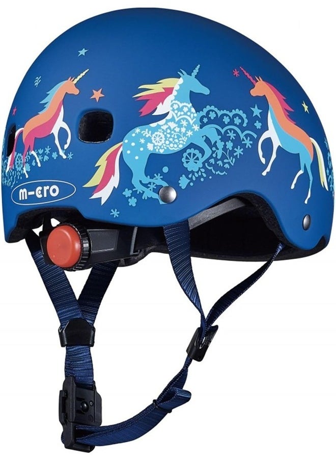 Micro PC Helmet Unicorn M Box Kids Helmet | Bike Helmets | Kick Scooter Helmets | Sports Helmet for Kids Boys and Girls of Age 6-15 Years with Adjustable Straps