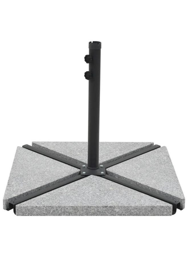 vidaXL Umbrella Weight Plate Granite 15 kg Triangular Grey