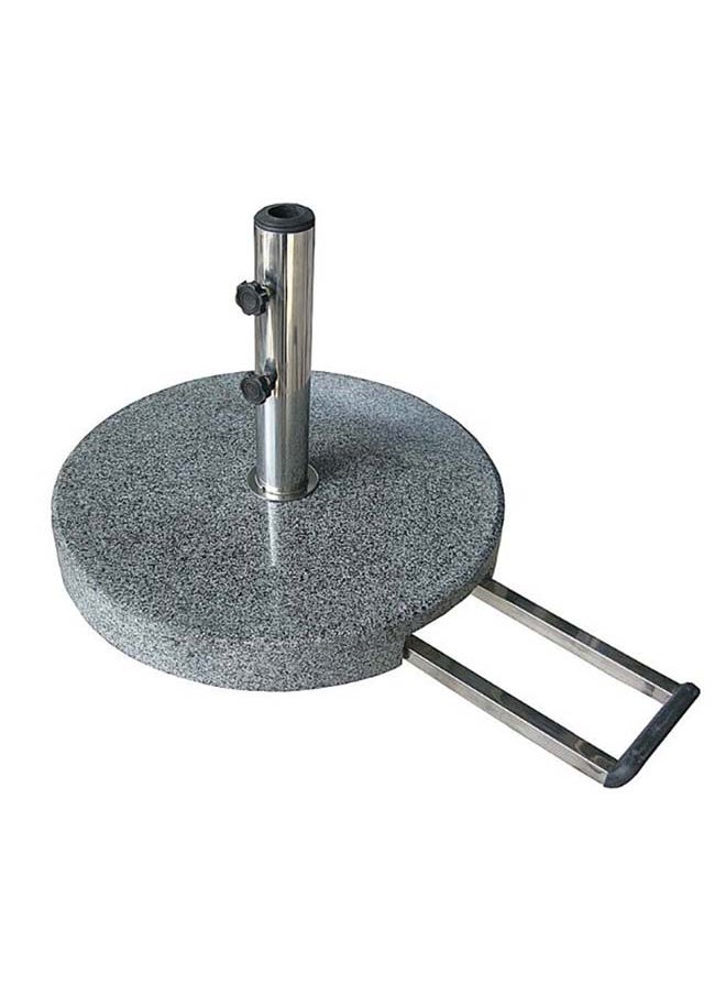 SUNCOAST 60KG Granite Umbrella Base with Trolley - Diameter 550mm, Height 95mm