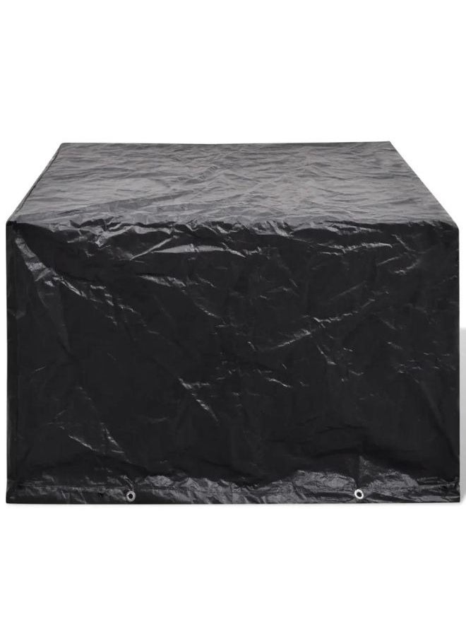 Garden Furniture Covers 2 Piece 6 Person Poly Rattan 172x113cm