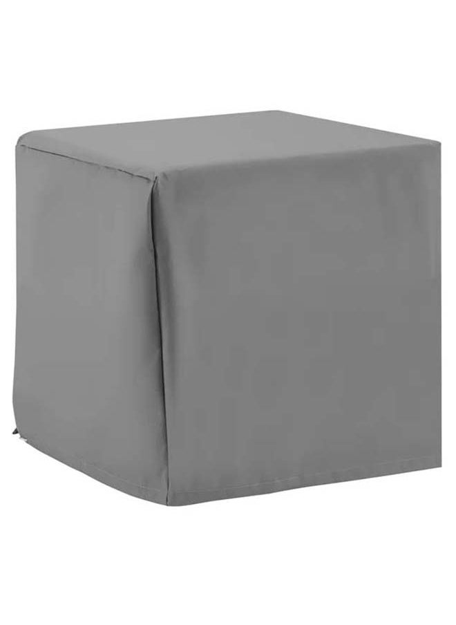 Lounge Chair Cover - 420D Ripstop Breathable Fabric, UV50+, Cool Gray, 100x100xH70cm