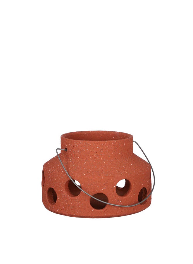 Pietra Lantern Terracotta (XS)-Brown