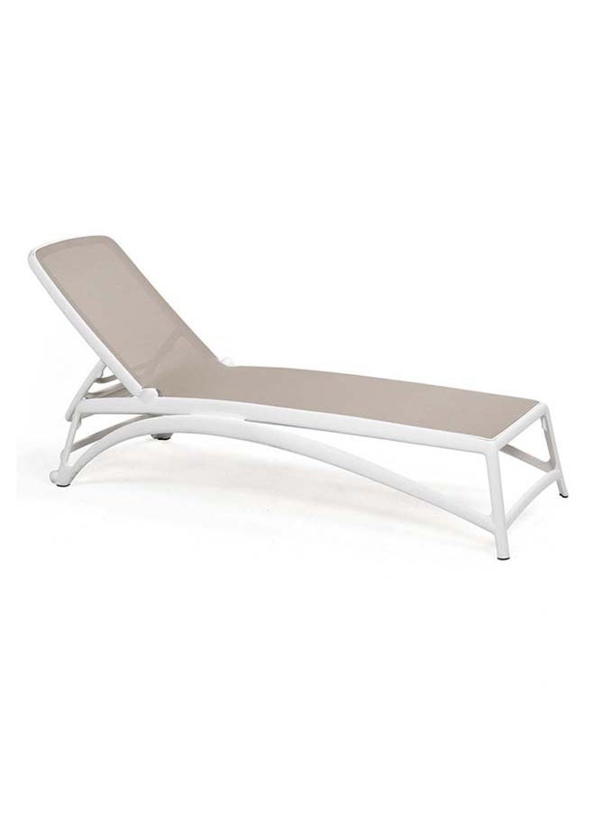 Nari Atlantico Sun Lounger Bianco / Tortora Fab