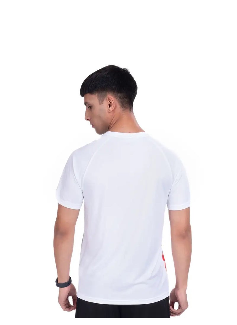 PRISM ROUND NECK-T-SHIRT- (WHITE) (ATST963-2-S)