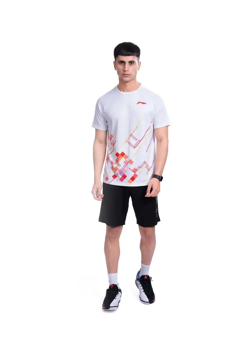 PRISM ROUND NECK-T-SHIRT- (WHITE) (ATST963-2-S)