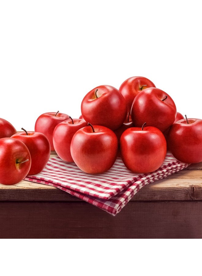 Artificial Apples 12Pcs Artificial Fruits Faux Apples Foam Plastic Apple Decorative Fruits Fake Fruits Red Apples Lifelike Simulation For Home House Kitchen Party Photography Decoration