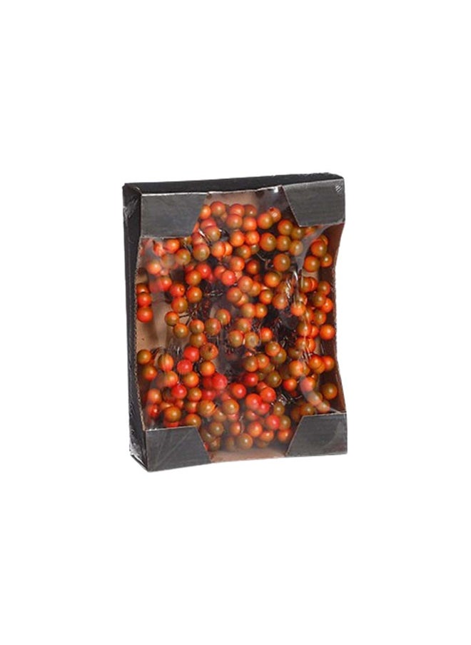 Decorative Berries 24 Pcs-Orange