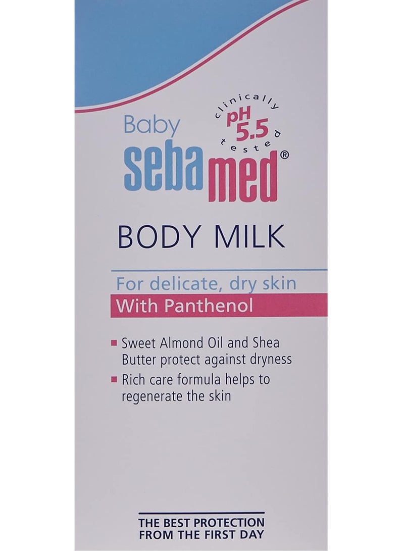 Pack Of 3 Baby Body Milk With Panthenol 200 ML