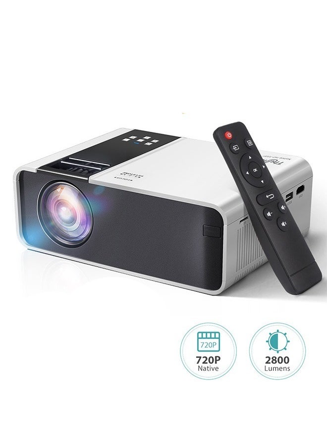 HD Mini Projector TD90 Native 1280x720P LED WiFi Projector for Home Theater Cinema with 3D Smart Video Support 2K 4K