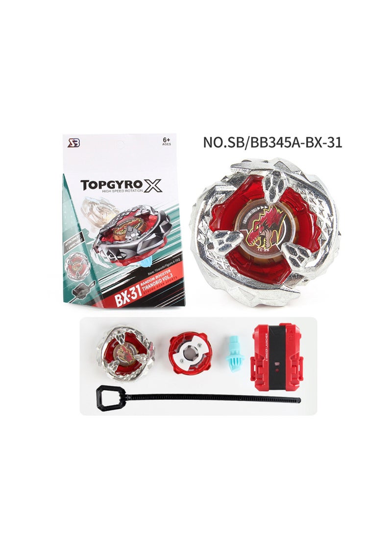 Beyblade Game Metal Fusion 4D Beyblade, X Beyblade Boxed with Launcher, (SB/BB345A-BX-31 Boxed Beyblade)