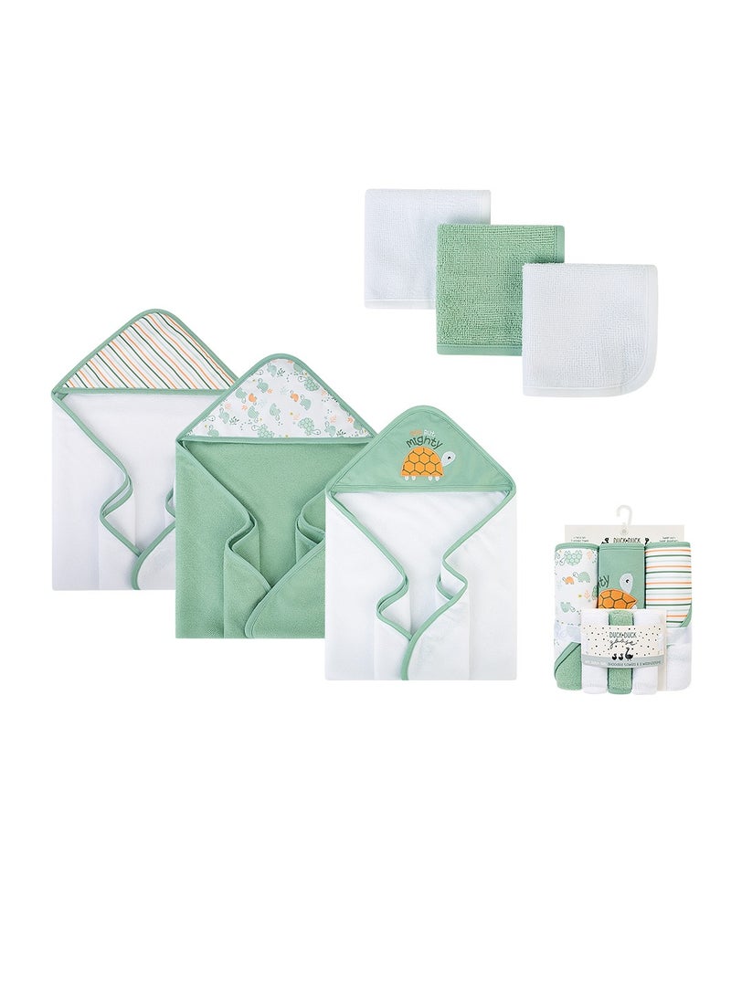 Factory Price 6 Piece Newborn Bath Towel Gift Set - E