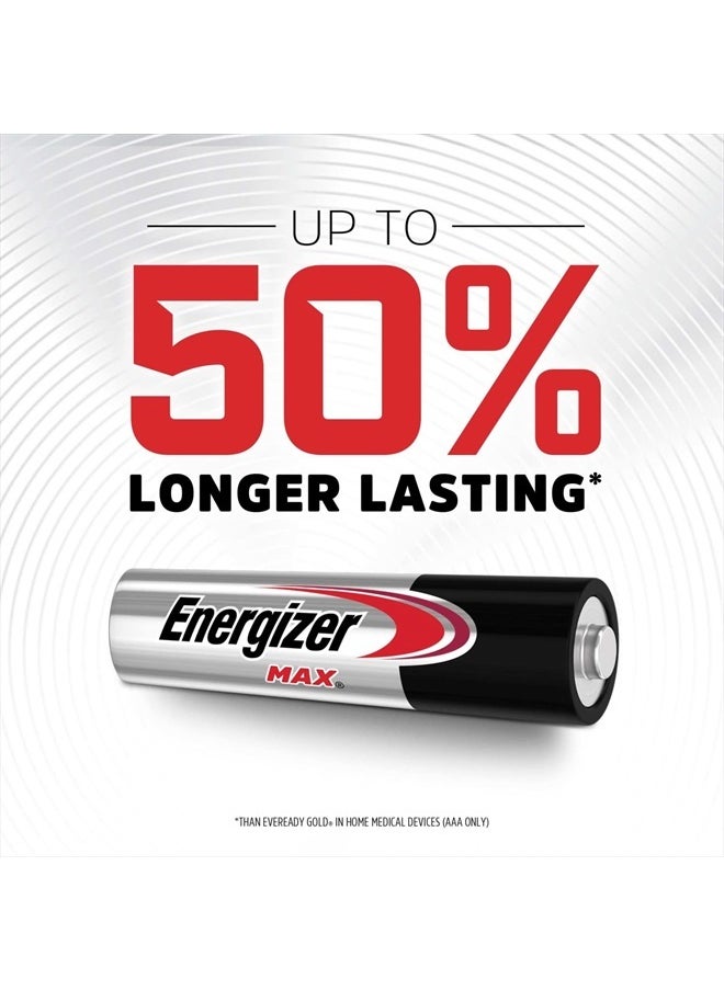AAA Batteries, Max Triple A Max Battery Alkaline, 24 Count