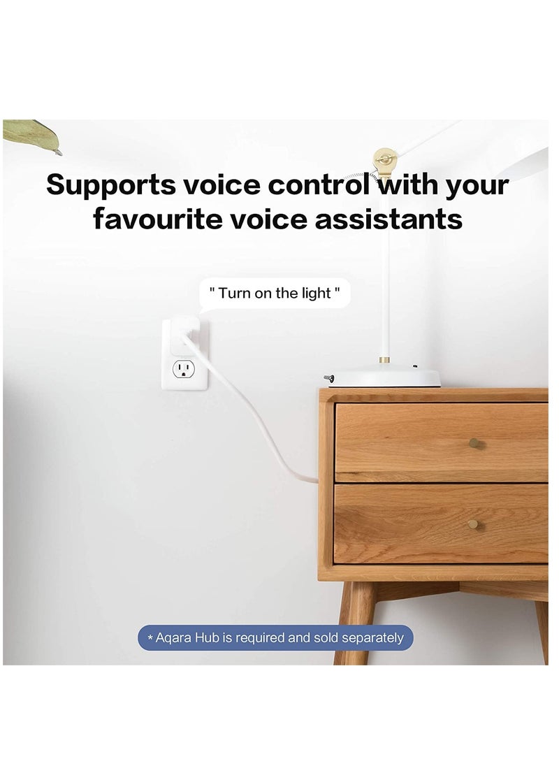 AQARA WALL OUTLET H2 EU (WP-P01D) - ZIGBEE FLUSH-MOUNTED SOCKET